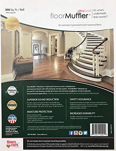 Floormuffler Ultra Seal Underlayment 300Sf #TOP2