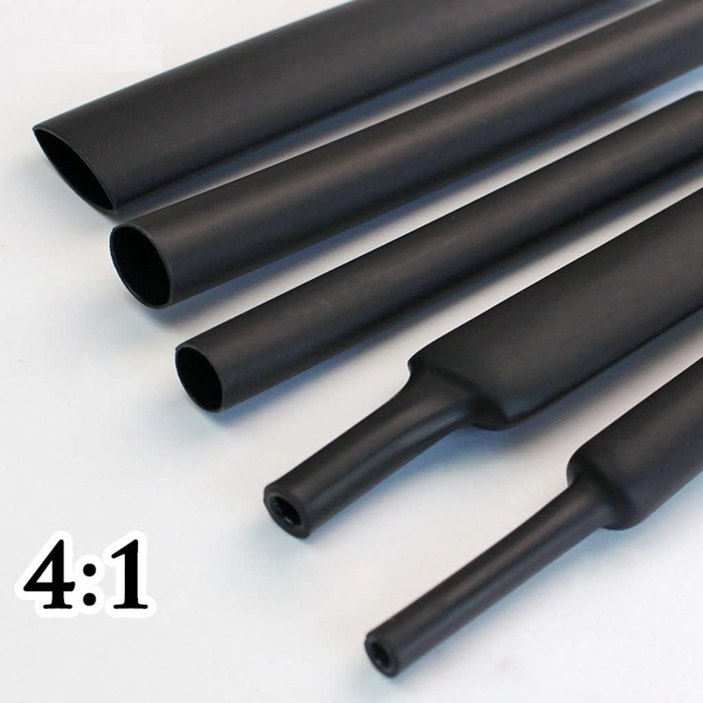 1pcs 4:1 Heat Shrink Tube, with Glue Adhesive Lined Dual Wall Tubing Sleeve Wrap Wire Cable Kit(72MM x1.22meter)