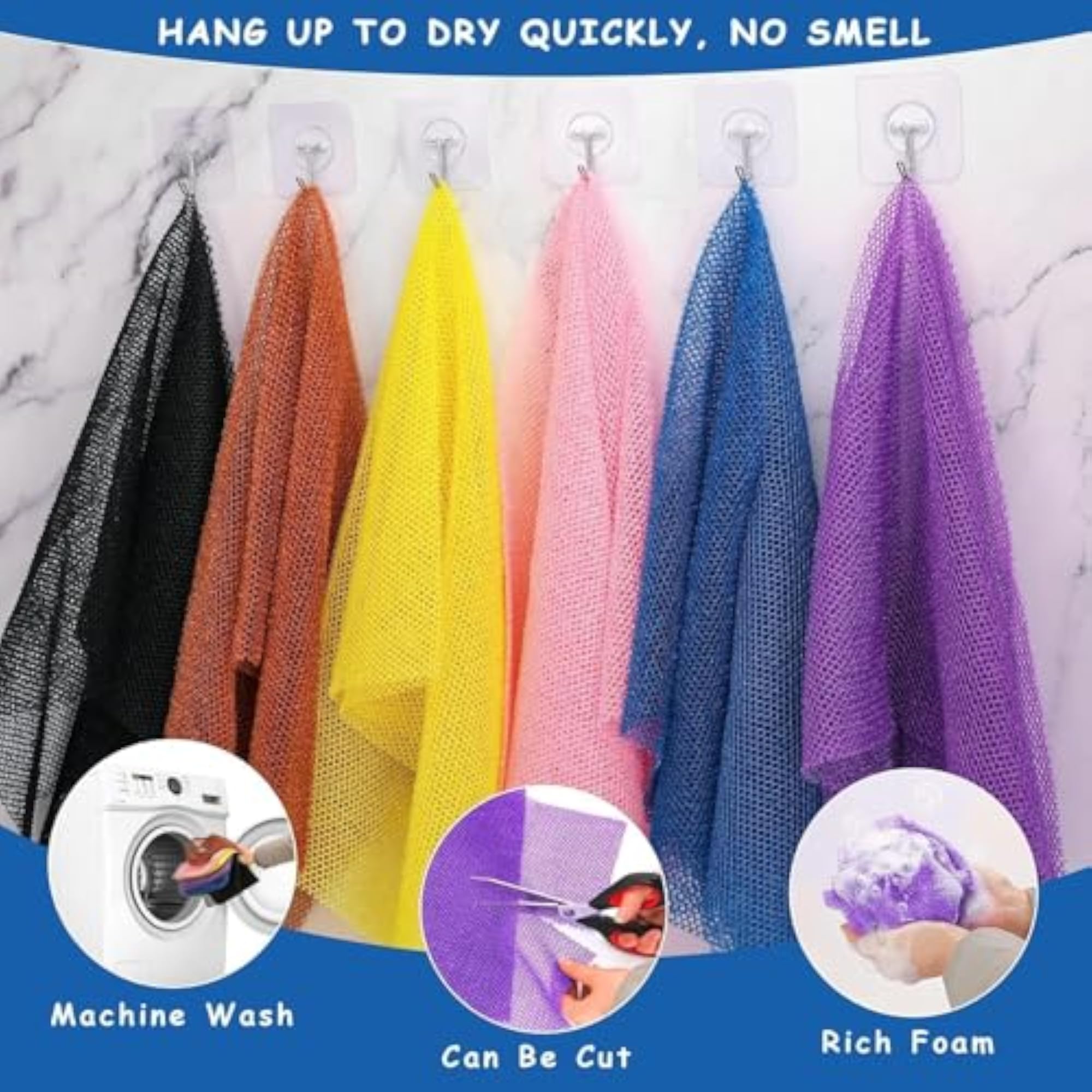African Net Bath Sponge & Loofah Scrubber
