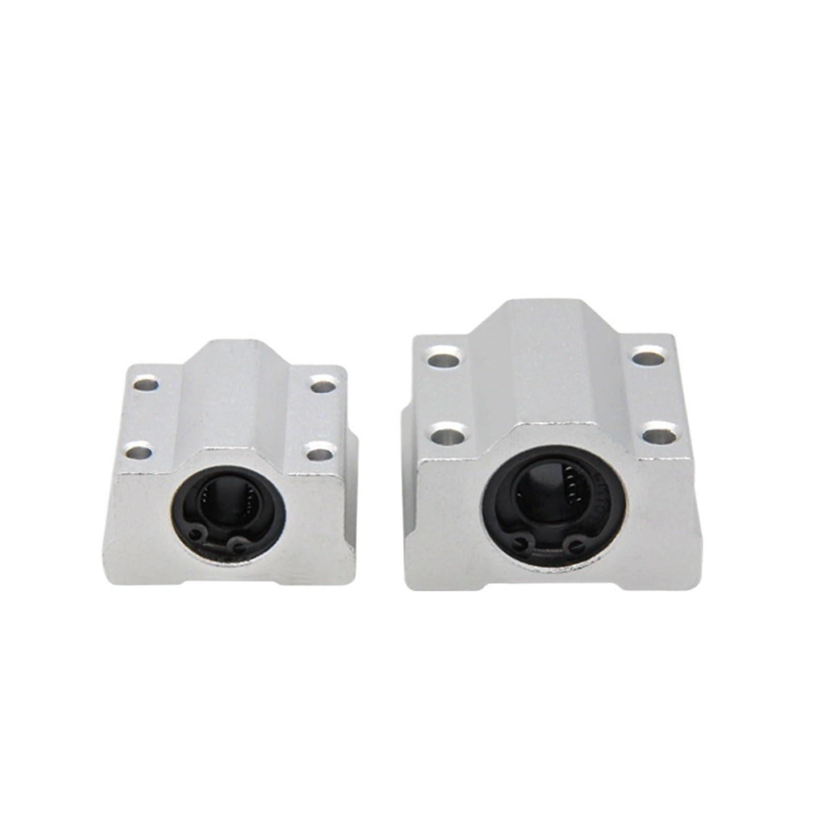 Roulements à Billes linéaires en Aluminium, Bloc de Douille coulissante en Aluminium for Arbre de Rail de guilde linéaire, SC6UU SC8UU SC10UU SC12UU SC16UU SCS20UU 4 pièces(SCS12UU)