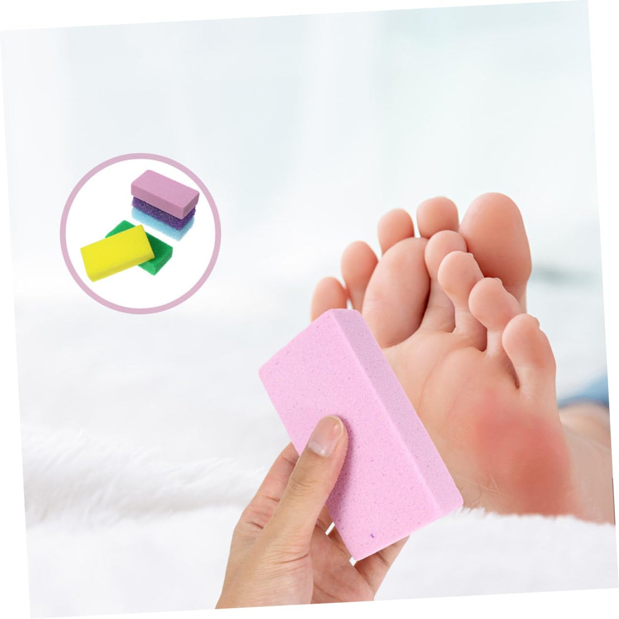 Healvian 45pezzi Pietre Per Pedicure Pu Rimuovi La Morta Strumenti Per Dei Piedi Massaggio e Relax Lavabili e Riutilizzabili