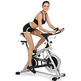 COBIZI Indoor Exercise Bike, Belt Drive Cycling Bike Stationary with 40lb Flywhell, Adjustable...