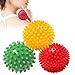 Pelota de masaje erizo, 3 unidades, con puntos para espalda, piernas, pies y manos