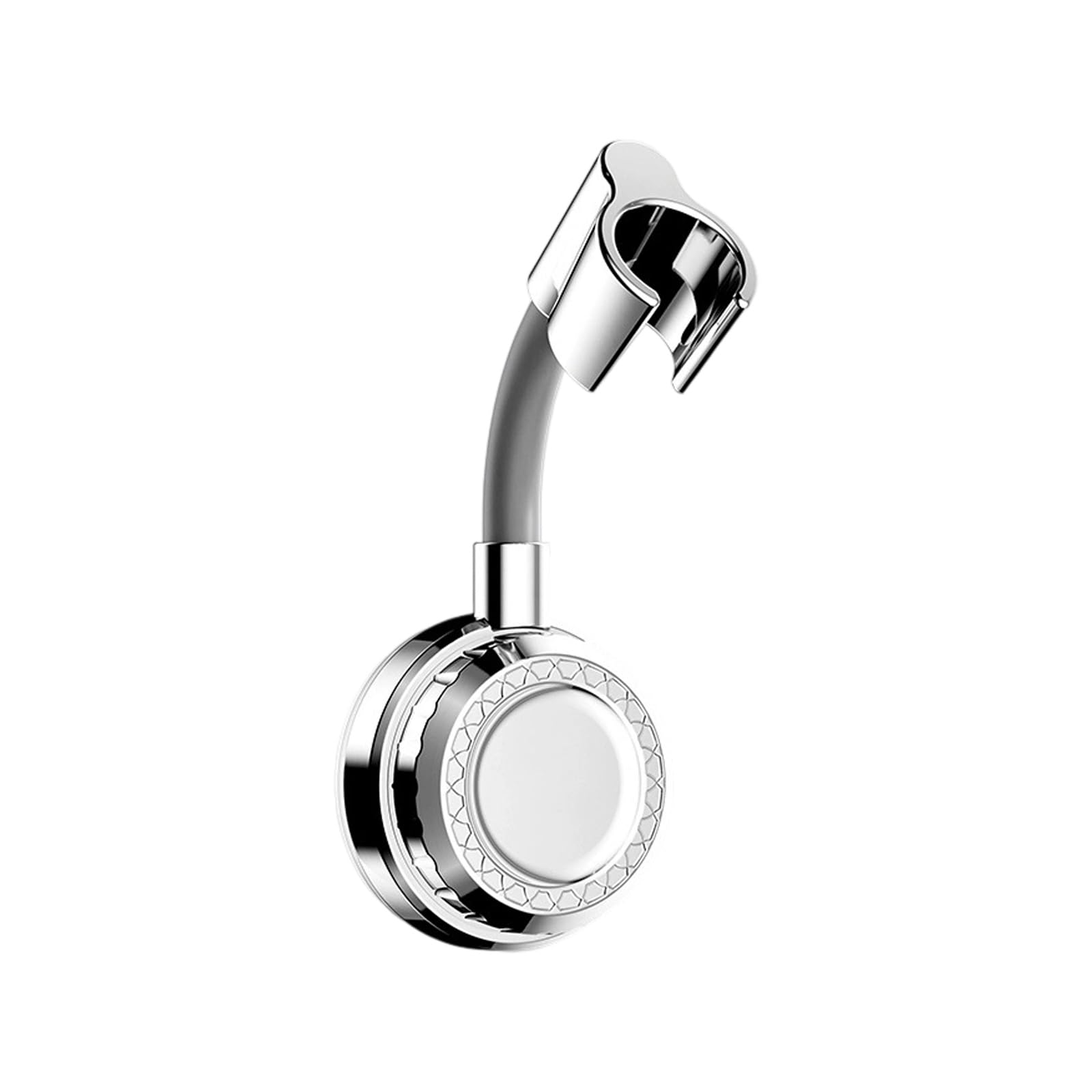 Jiingekk Silver Drill Complimentary Removable Suction Cup Shower Owner Modifiable Degree Turn Wall Mounted Parenthesis For Bathroom Abs Substance Modifiable Shower Owner