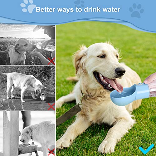 Armlulu Dog Water Bottle - Dishwasher Safe Material For Multifunctional Portable Dog Water Bottle With Food Container Dog Travel Water Bottle Suitable For Outdoor Walking And Hiking For Pets #TOP2
