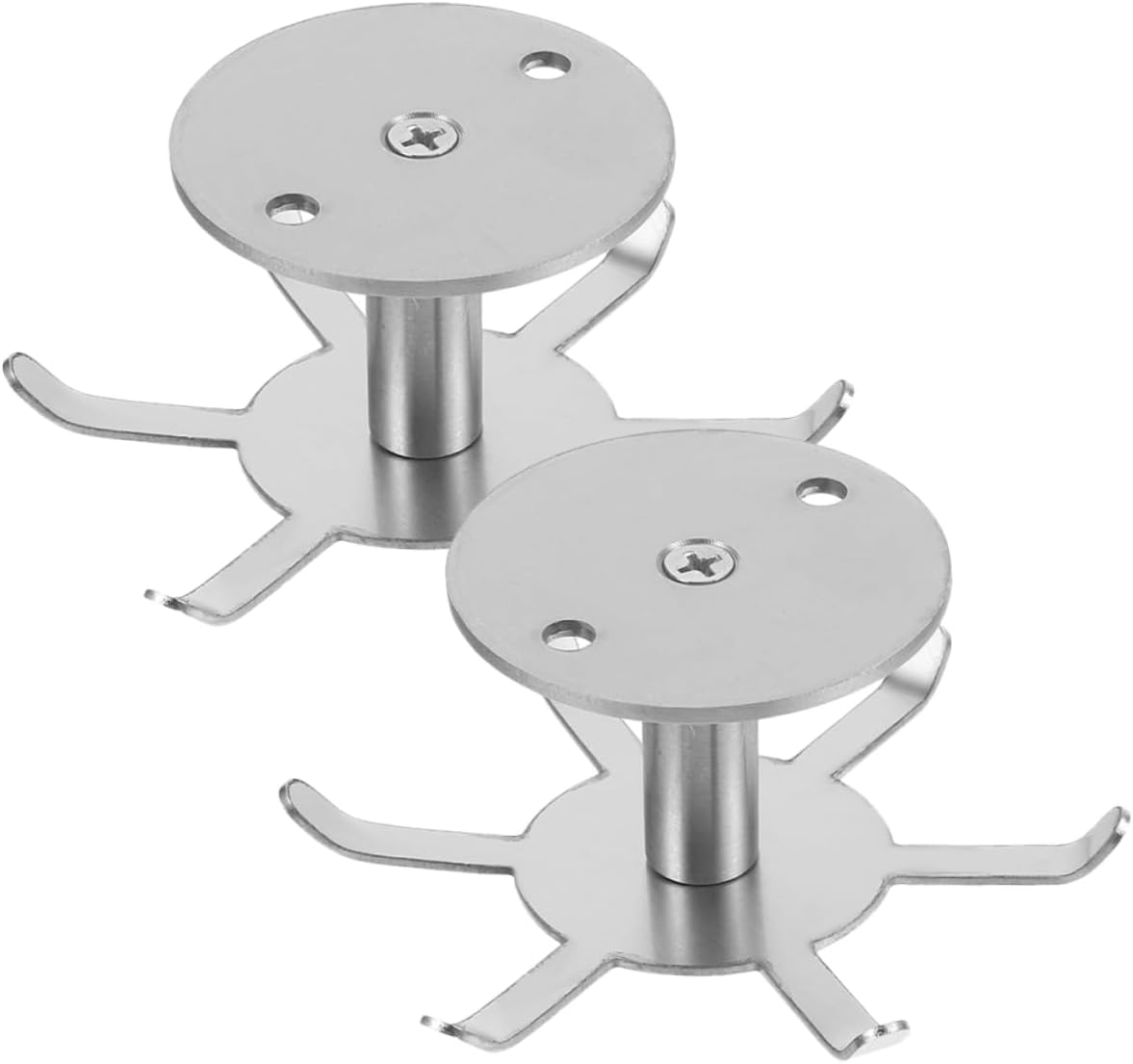 SOLUSTRE 4pcs Kitchen Utensil Hanger Rotating Cabinet Hook for Convenient Storage of Kitchenware Cups Towels and More