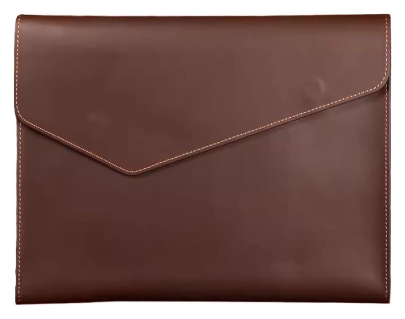 Wielokolorowy organizer na dokumenty A4 z PU – 33 x 23 x 2,5 cm, stylowy do biura i szkoły(Bruin)