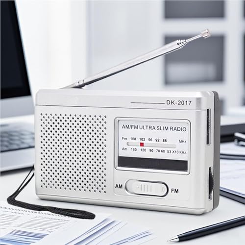 Radio AM/FM portátil analógica sin internet para acampadas 3