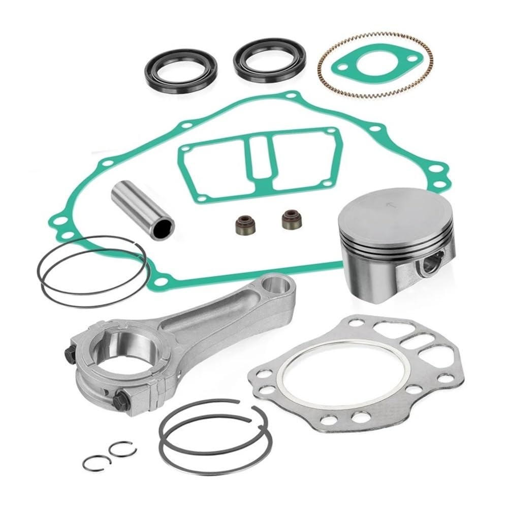 pist. Kit di revisione motore, guarnizioni pistone e biella adatti for Mule 600 610 SX KAF400 2005-2019