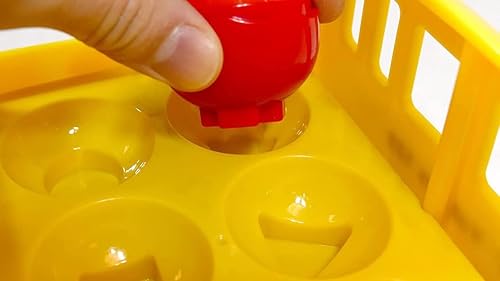 Miniatura 5 de Autobús escolar - Probado para niños pequeños - Juguetes de huevo de autobús escolar Lil' Yolkers - Juguete educativo para más de 12 meses -