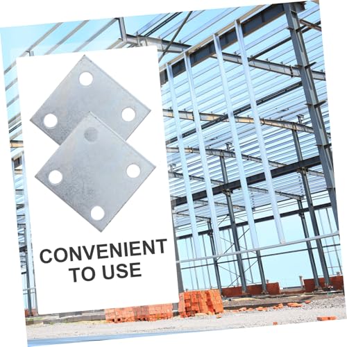 Plaque soudable pour support de structure Ciieeo avec trous pour l'industrie