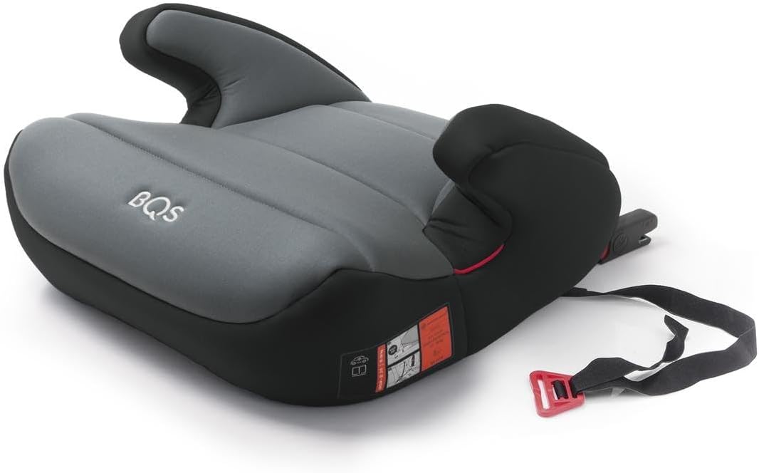Babyauto- Bqs Baby Booster Car Seat With Isoclick Fix, Grey, Group 2/3, 15-36 Kg