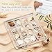 16 Grids Acrylic Display Box - Clear Shadow Box for Seashell, Rock, and Thimble Collection, Mini Trinket Shelf Organizer for Collectors