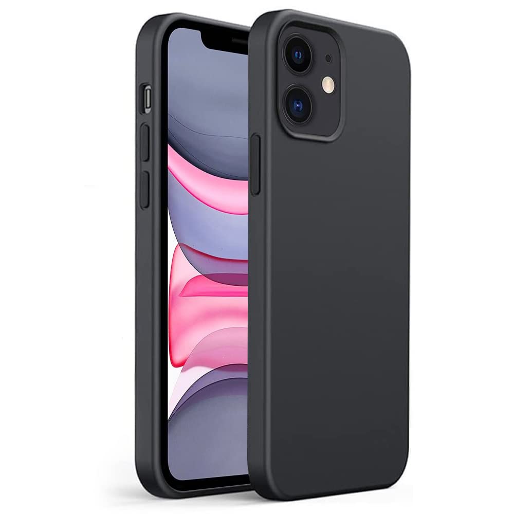 gueche Case for iphone 11 Cover, Premium Flexible Thin Cover Shock Proof with Drop Protection Coque Funda compatible with iphone 11 Basic Phone Case Hülle - Black