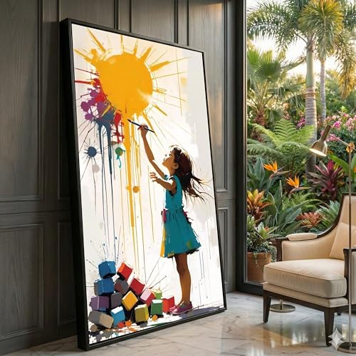 Toile murale inspirante enfant pour offrir de la joie