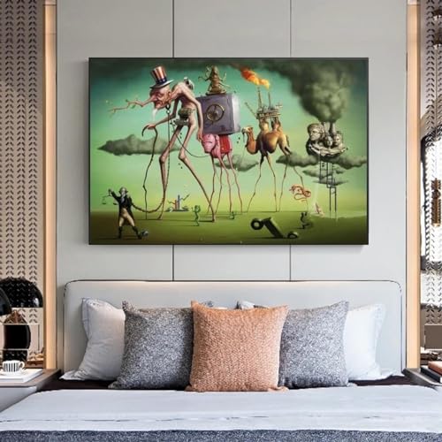 Peinture Dali Le Rêve Américain reproduction sur toile haut de gamme
