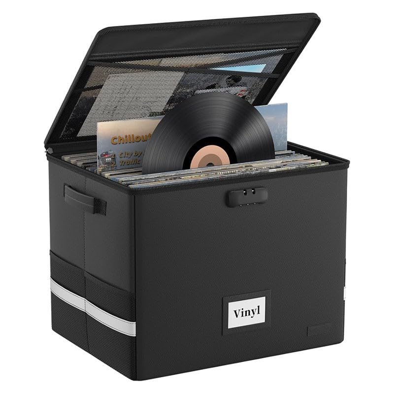 Rangement vinyles de haute qualité coffret sécurisé ignifuge pour albums et lettres