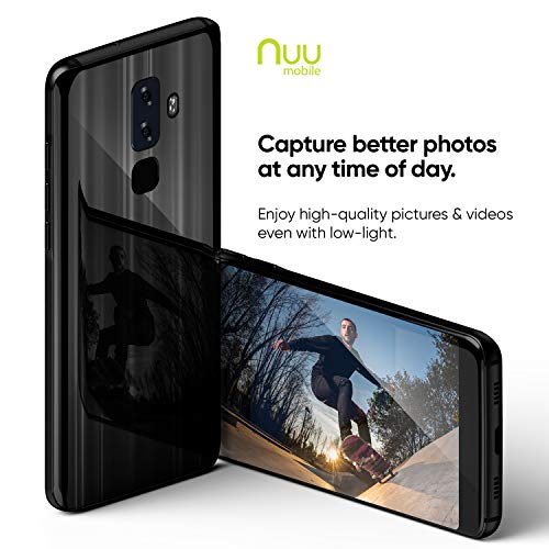 NUU Mobile G3 Plus Unlocked Cell Phone 64GB + 4GB RAM 4000 mAh Battery - 5.7" Android 8.1 Oreo Smartphone - Onyx Black