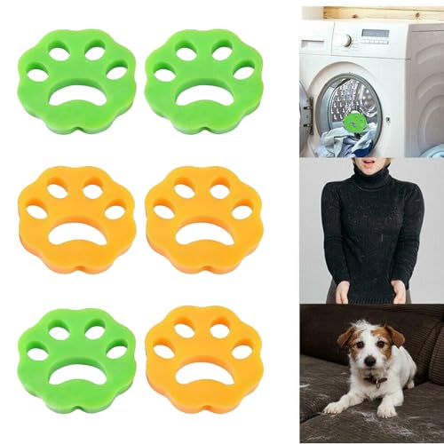 Bolas Quita Pelos Mascota,6pcs Bolas Atrapa Pelos Lavadora,Atrapa Pelos Lavadora Mascotas,Removedor de Pelo para Mascotas,Quita Pelos Lavadora Mascotas,Atrapapelos Mascota Lavadora,Bolas para Lavadora