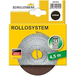 Adesivos Para Persianas Schellenberg 44104 Cinta de persiana 4.5 m-Sistema MINI, marrón, 14 mm x 4,5 m