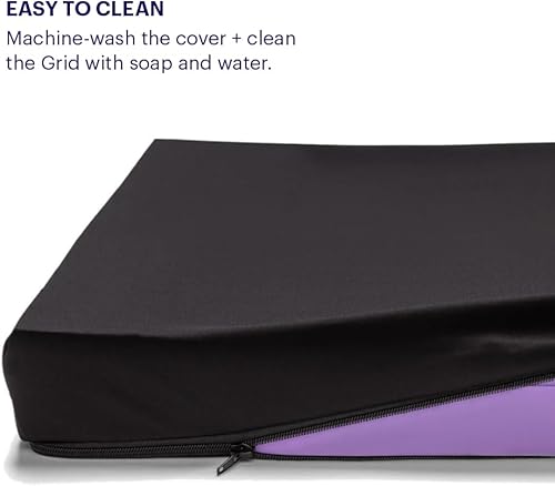 Miniatura 3 de Purple Cojín de asiento definitivo  Rejilla reductora de presión diseñada para la máxima comodidad  Diseñado para juegos  Fabricado en los Estados