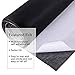 BENECREAT Rollo de Tela de Fieltro Negro(2mx40cm) Tela Adherente Pegajosa Hojas Posteriores...