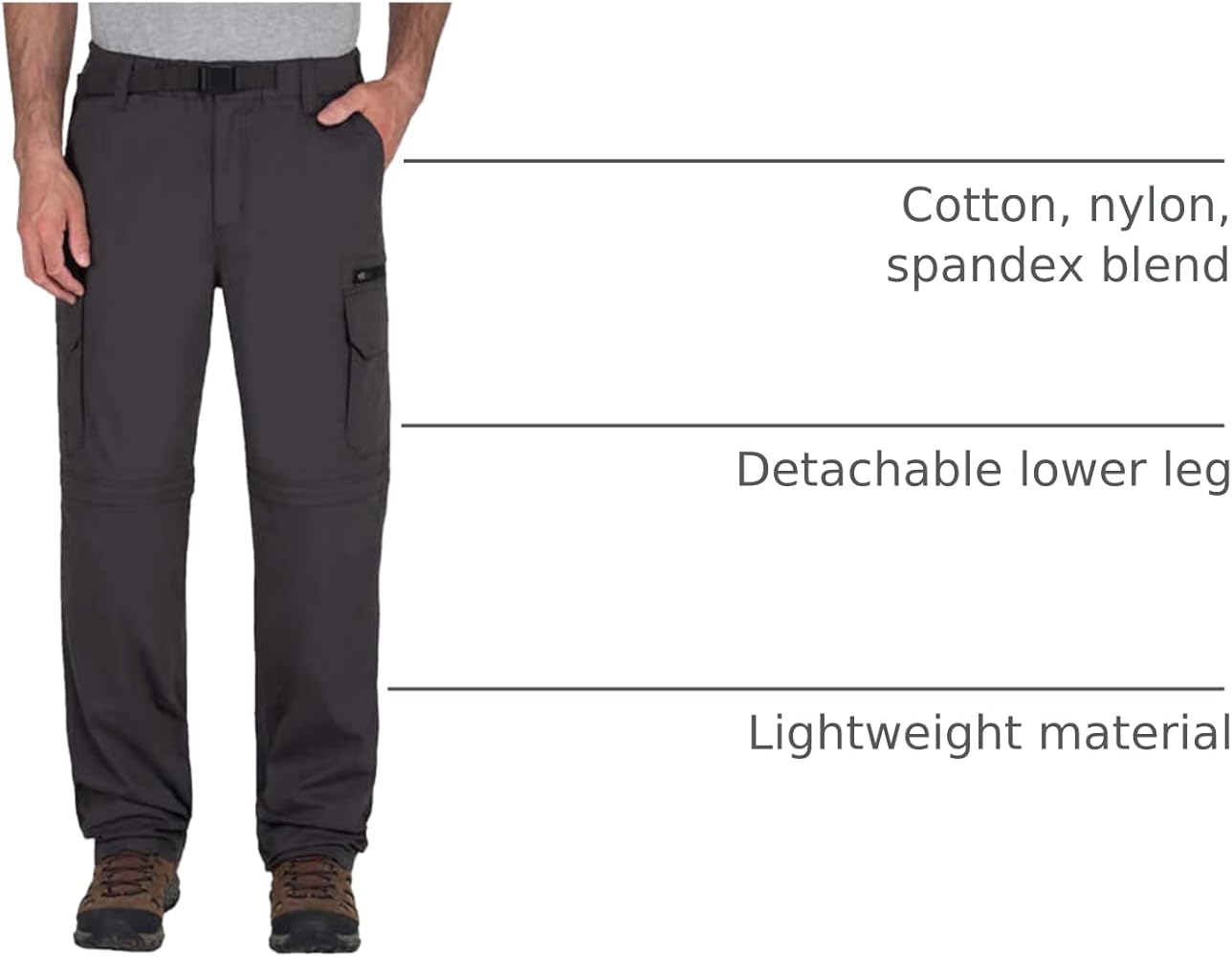 ベドウィン ANTI COUNTRY CLUB T/C PANTS 未使用 BC Clothing Men's Convertible Pant with Stretch (Charcoal, M X 32