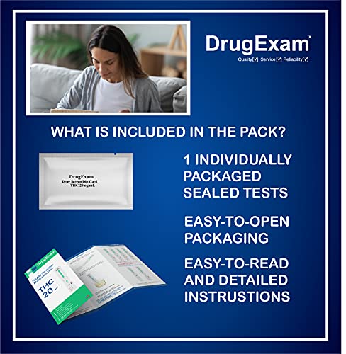 1 Pack - DrugExam Highly Sensitive Marijuana THC 20 ng/mL Single Panel Drug Test Kit - Marijuana Drug Test with 20 ng/mL… - Image 4