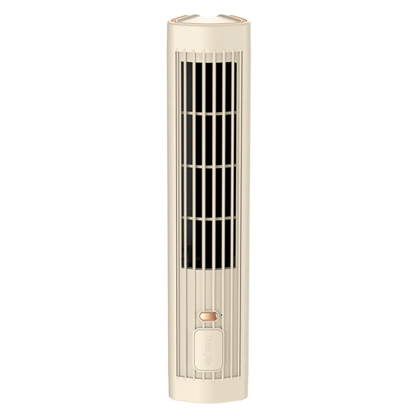 Practical Table Fan with Quiet Operations Rechargeable Air Cooling Fan Texture Suitable for or Travel Bladeless Tower