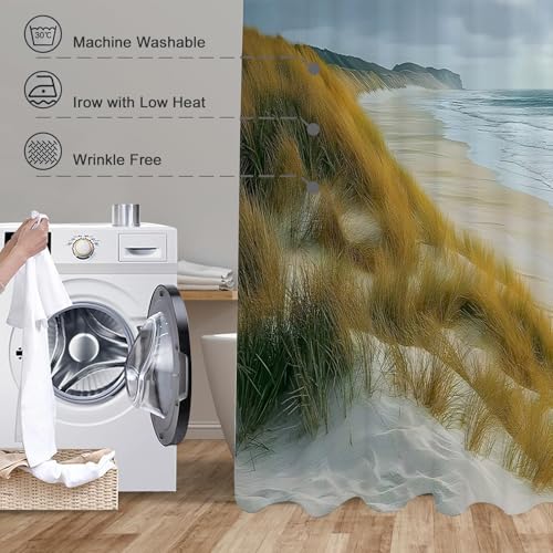Rideau de douche lavable et imperméable pour éliminer les éclaboussures sur le sol