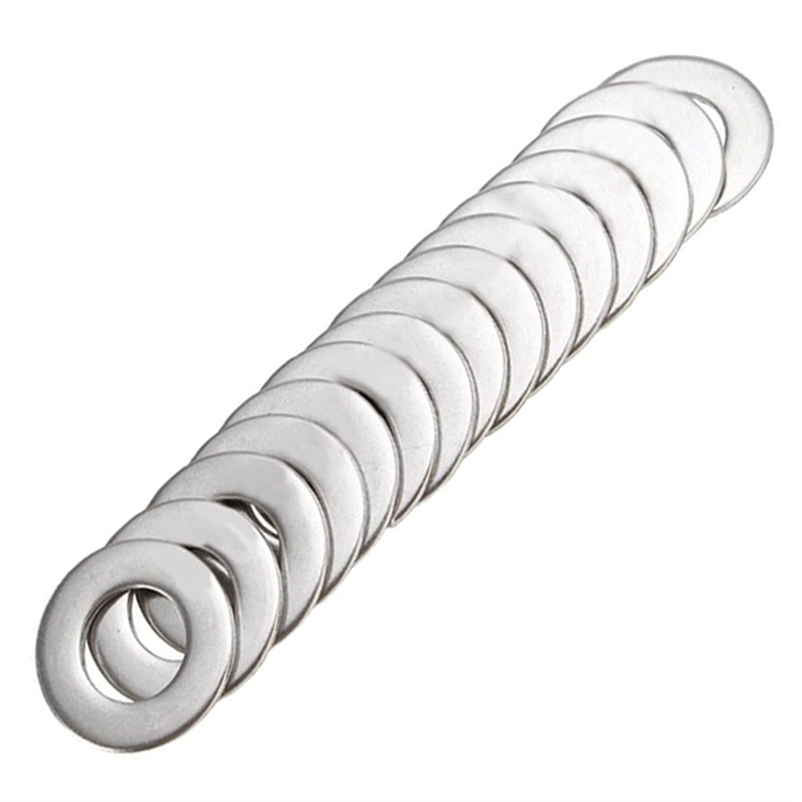 Zkenshan-Flache Unterlegscheiben 304 Edelstahl M3 Flache Waschmaschine Normalscheibe Scheibe Waschmaschine 3.15 * 5,05 * 0,5, 1000pcs, Gute Verschleißfestigkeit