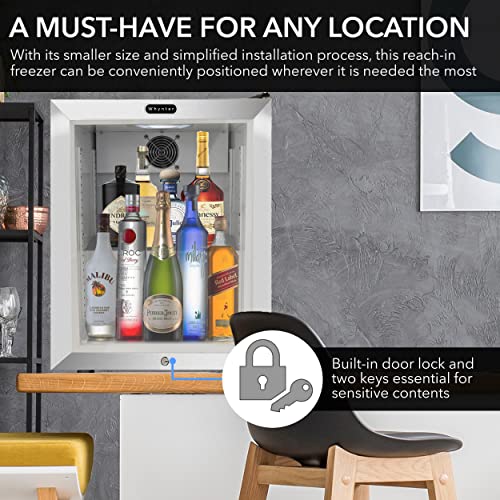 Whynter Cdf-177Sb Countertop Reach-In 1.8 Cu Ft Display Glass Door Freezer, White, One Size #TOP5