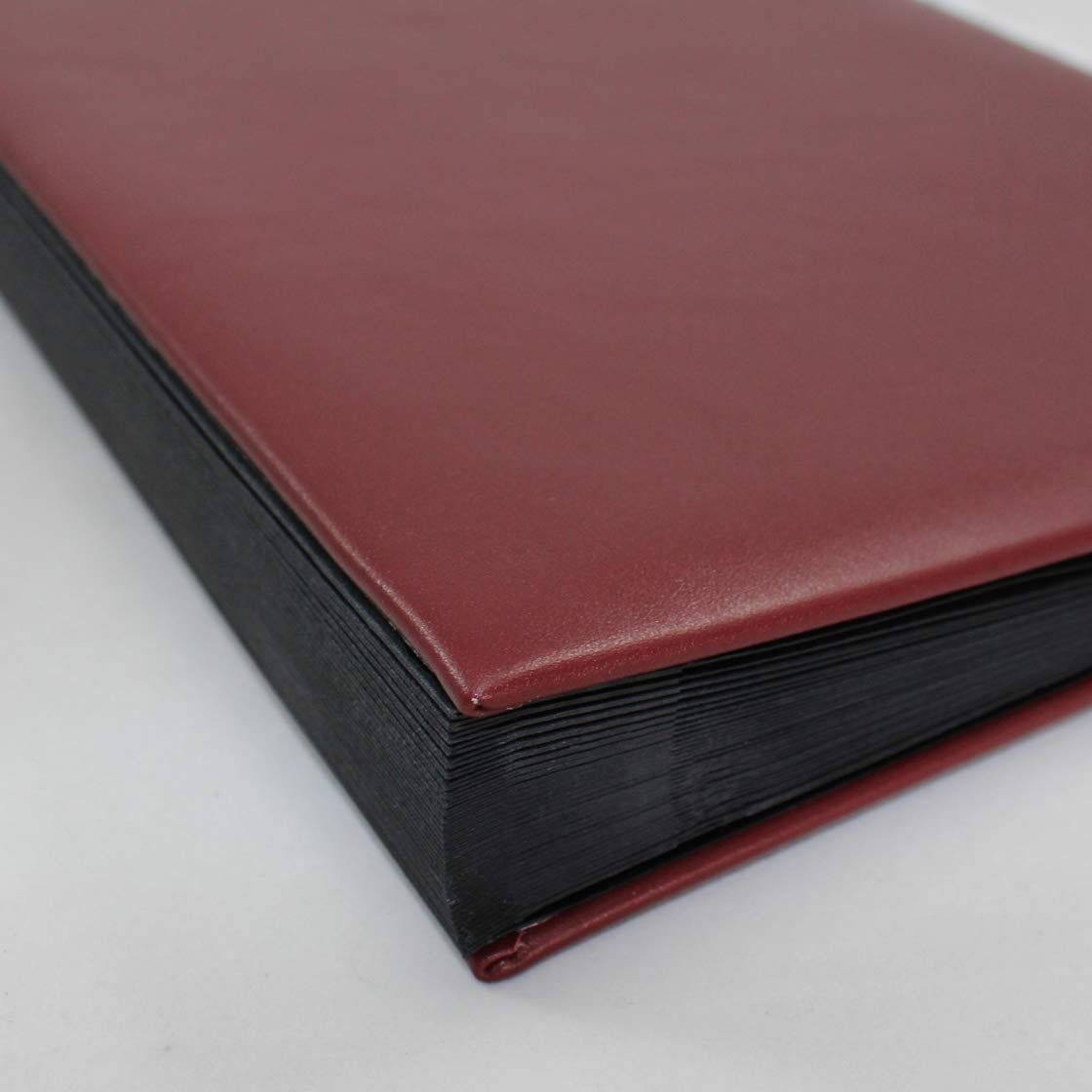 Carpeta clasificadora con registro 1-31 de piel de vacuno lisa en color rojo vino