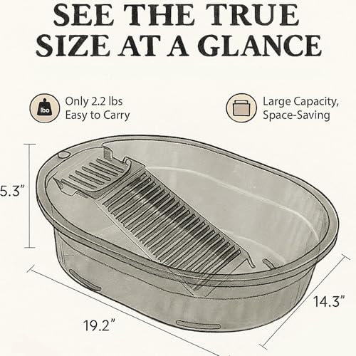 Planche à laver portable pour laver le linge sans abîmer les mains en voyage - 5