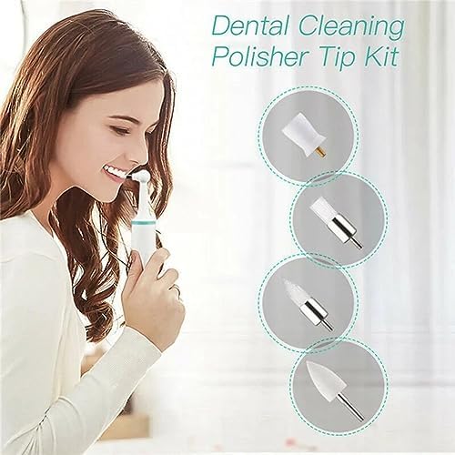 4 testine di Ricambio Testine di Ricambio per lucidatrici elettriche per Denti