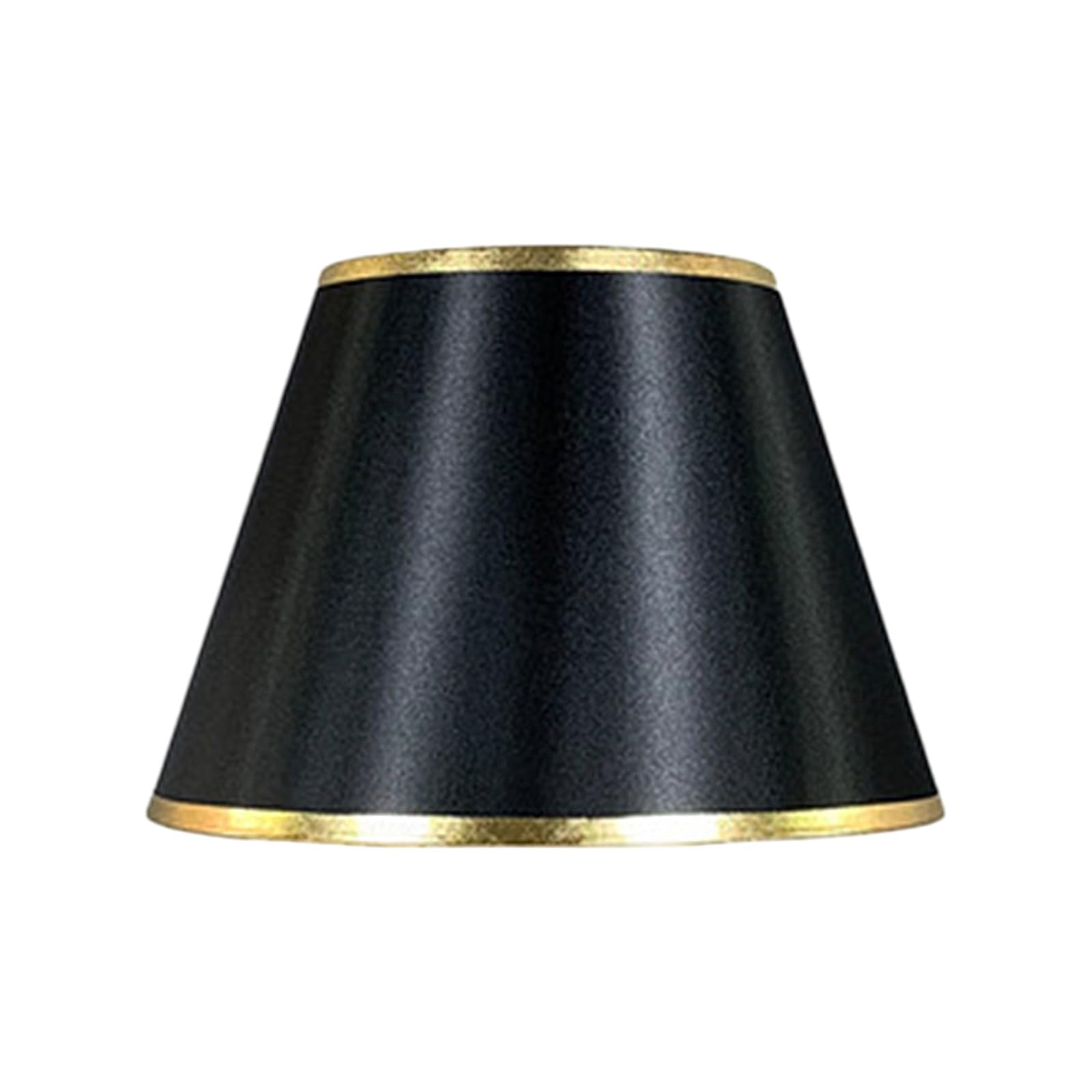 Linvimia Black Gold Wall Light Cover Table Light Shade Elegant Cloth Round Lampshades Home Offices Decorative Lighting Cover Enduring Decorative Lighting Accessories
