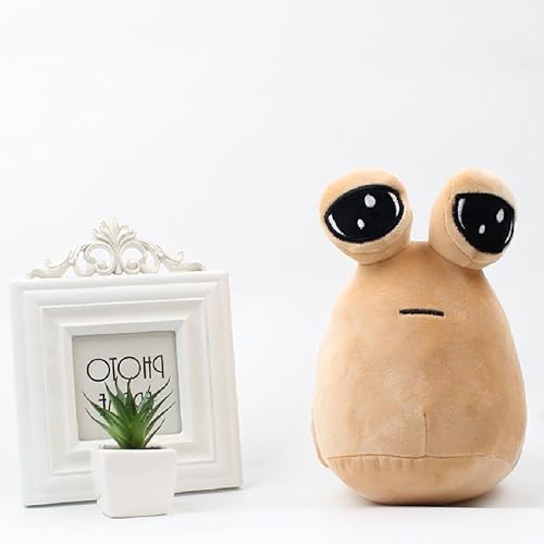 Miniatura 2 de OVKGL Juguete de peluche Alien Pou de 8.6 pulgadas, muñeca de peluche Kawaii de alienígena de peluche, muñeca de peluche de animal de pu, regalo