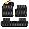 FSW – Tailored Car Mats – Fits PEUGEOT 3008 2016-Onwards – HEAVY DUTY 3mm Rubber Matting – Waterproof, Non Slip Car Floor Mat, Fitted with Clips & Anti Slip Backing – 3 XL Rubber Floor Mat Set