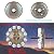 BIGMONAT Battery Operated Hanging Lights Outdoor Patio Umbrella Light RF Remote Control,12 Colors Changing Pole Light for Umbrella,Wireless Under Umbrella Lights Brightness Dimmable and Timer