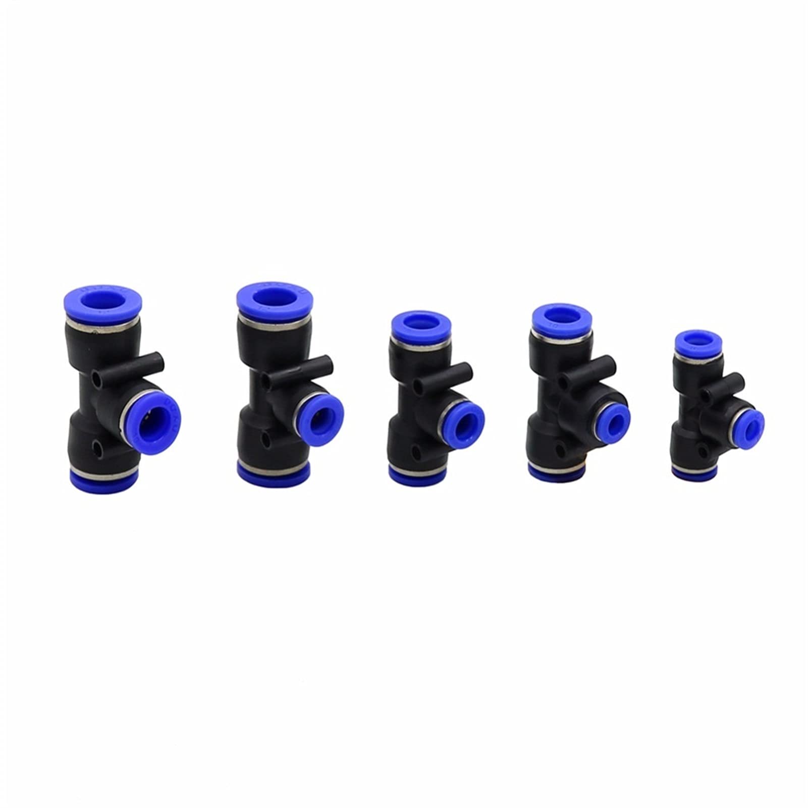Adaptador de Conector de Manguera 100 Piezas Bloqueo Deslizante Reductor de Tres Vías Conector Rápido Acoplamiento Rápido Conexión Deua de Jardín Accesorios de Boquilla de Enfriamiento de Niebla/10 8M
