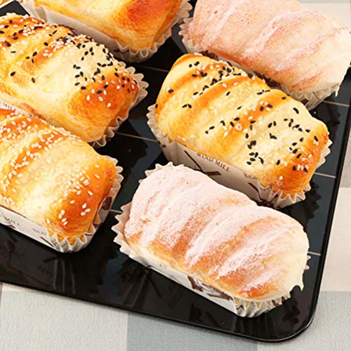 Mobestech 6 peças ímã de geladeira de pão com mensagem de geladeira ímã de geladeira Cúpula de gelad