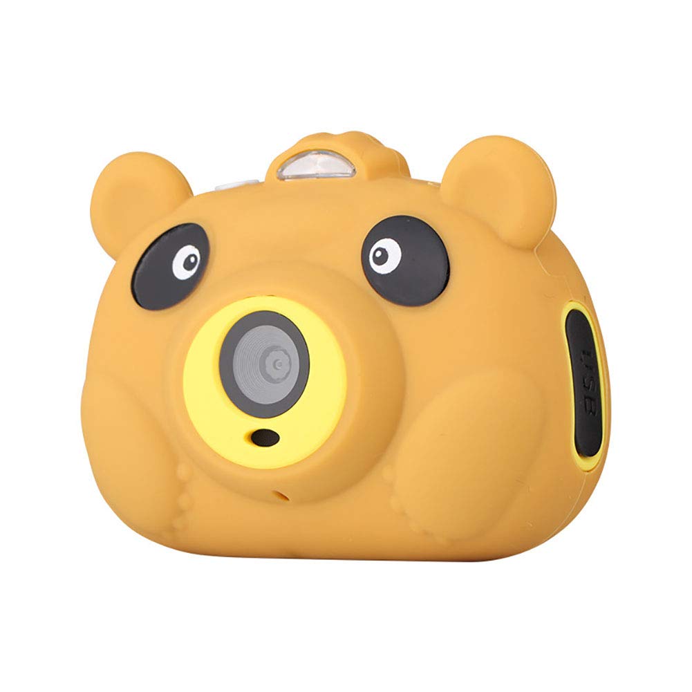 HUYA Macchina Fotografica Portatile Del Giocattolo Di Sport Del Mini Giocattolo Del Video HD Della Macchina Fotografica Digitale Del Maiale Dei Bambini (Yellow)