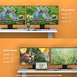 WAVLINK USB 3.0 or USB C to HDMI Adapter, HDMI Splitter for Dual Monitors, Universal Video Graphics for Thunderbolt 3/4, USB 4, Windows, Mac OS - Image 3