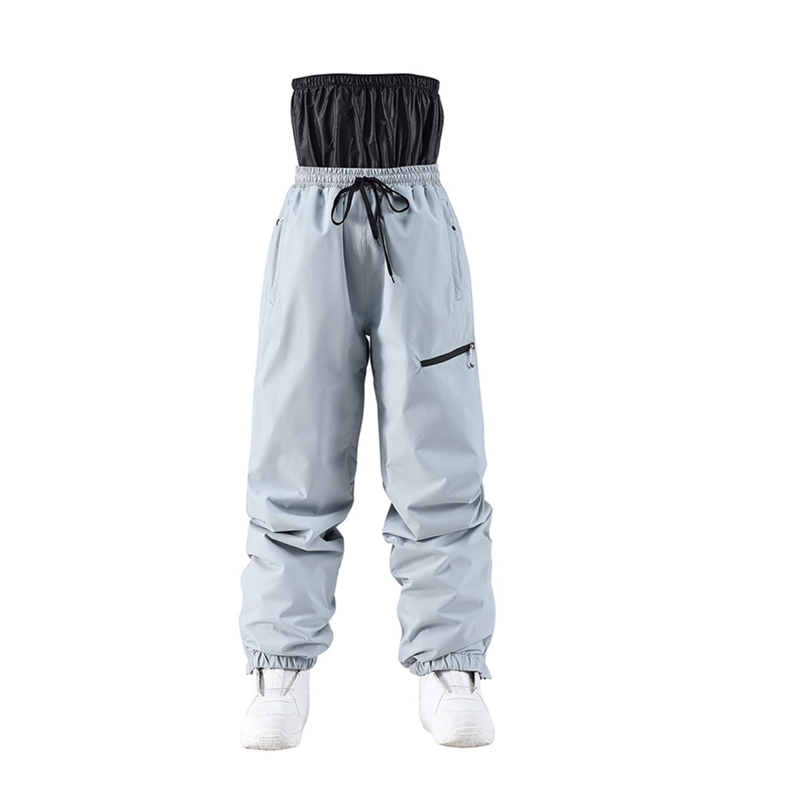 Pantaloni da Sci da Uomo e da Donna Invernali Impermeabili Antivento Larghi da Snowboard Larghi da Sci All'Aperto