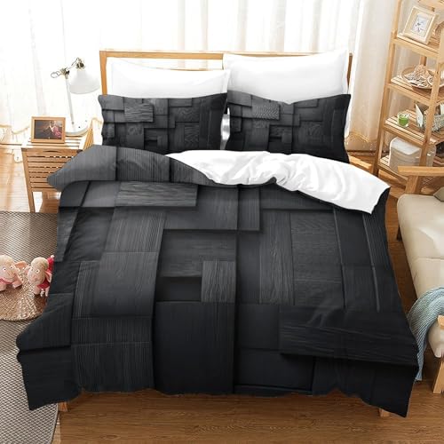 Housse de couette résistante microfibre de qualité parure de lit 3D - 3