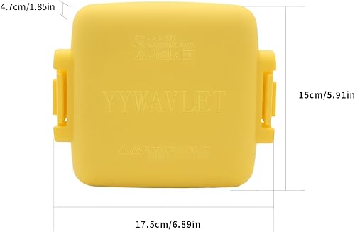 Miniatura 8 de Sandwichera para microondas, carcasa de goma de silicona resistente al calor, tecnología HeatWave avanzada, platos antiadherentes, fácil de limpiar,