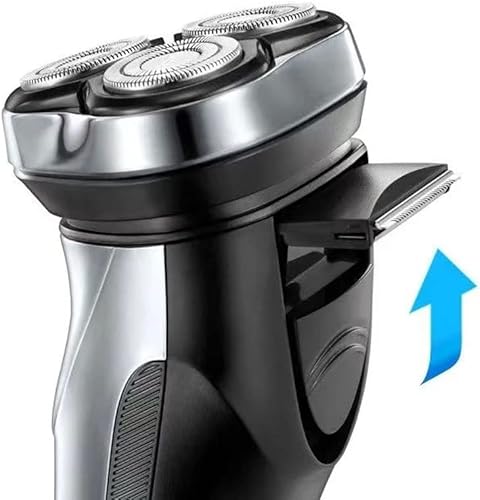 Miniatura 3 de Maquinilla de afeitar eléctrica para hombres, afeitadoras eléctricas para hombres impermeables en húmedo y seco, maquinillas de afeitar eléctricas