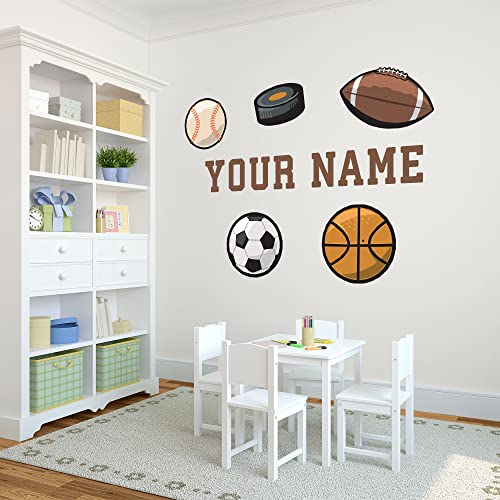 Personalized life-sized wall decal for kids