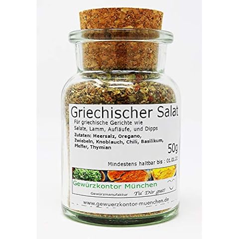 Griechischer Salat Gewürz 50g im Glas Gewürzkontor München Cover