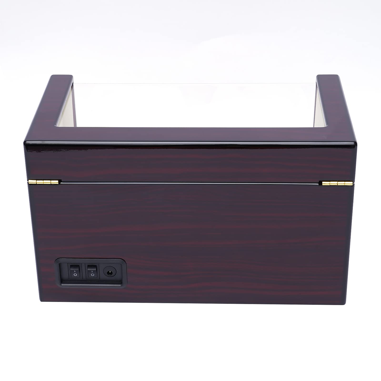 SHZICMY Automatische Uhrenbeweger Uhrenbox Uhrenkasten Watch Winder Box Uhrenschmuck Display Box Watchwinder für 4 Uhren